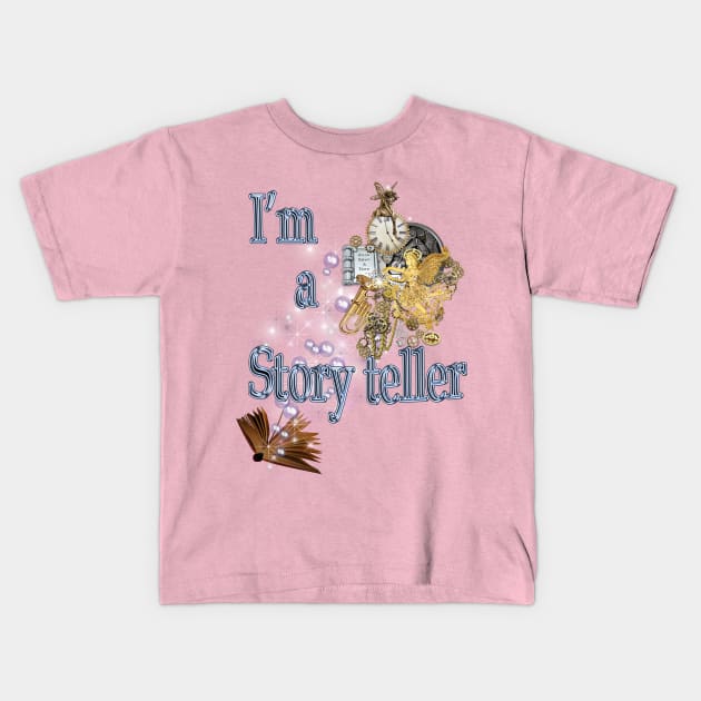 I'm a Story Teller Kids T-Shirt by Just Kidding by Nadine May